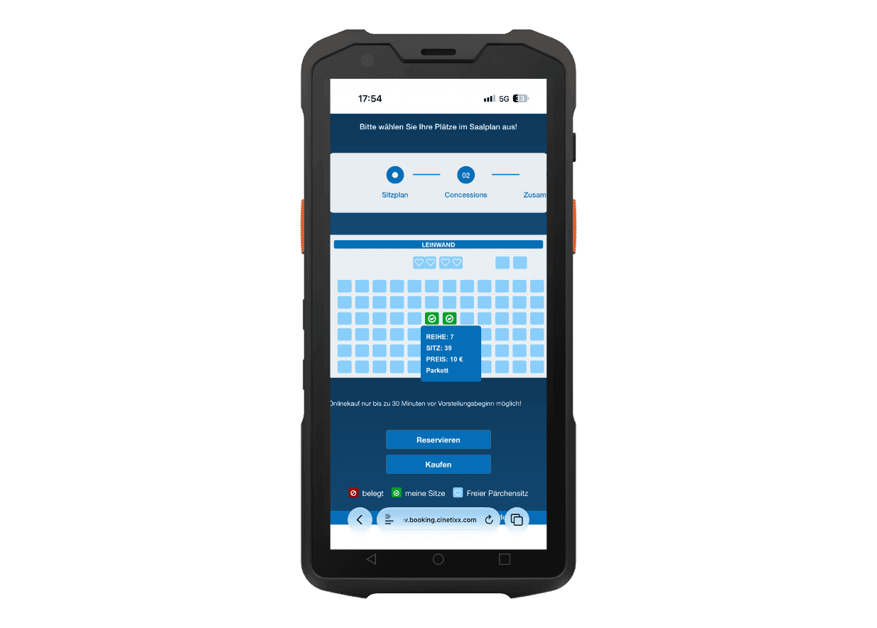 cinetixx online ticketing individuell anpassbar