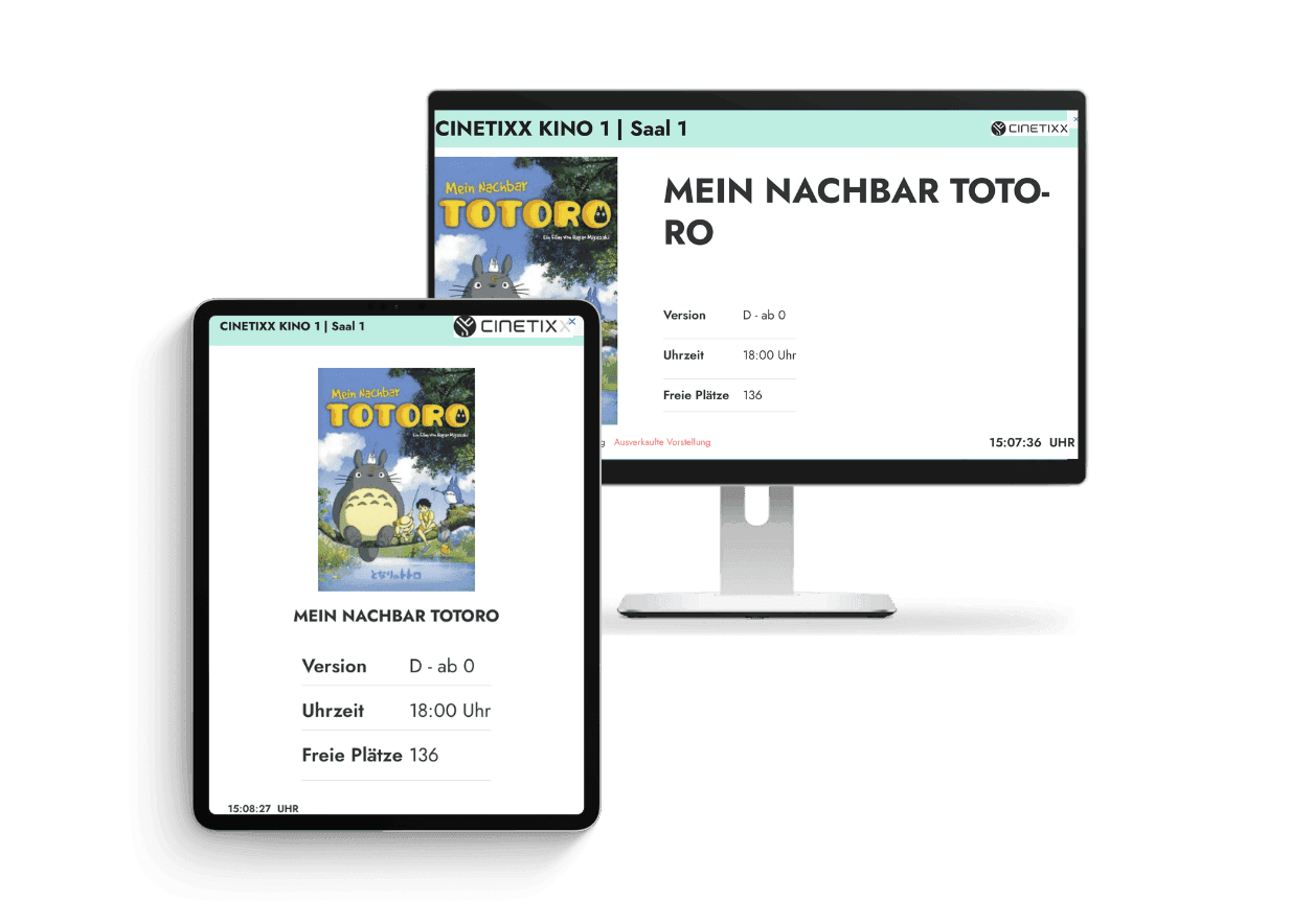 cinetixx digital signage feature bespielung im hoch- und querformat